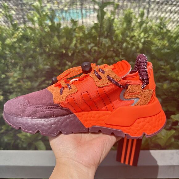 Adidas Ivy Park x Nite Jogger Maroon Unisex Athletic Shoes FX3158 Size 4.5 main image 9